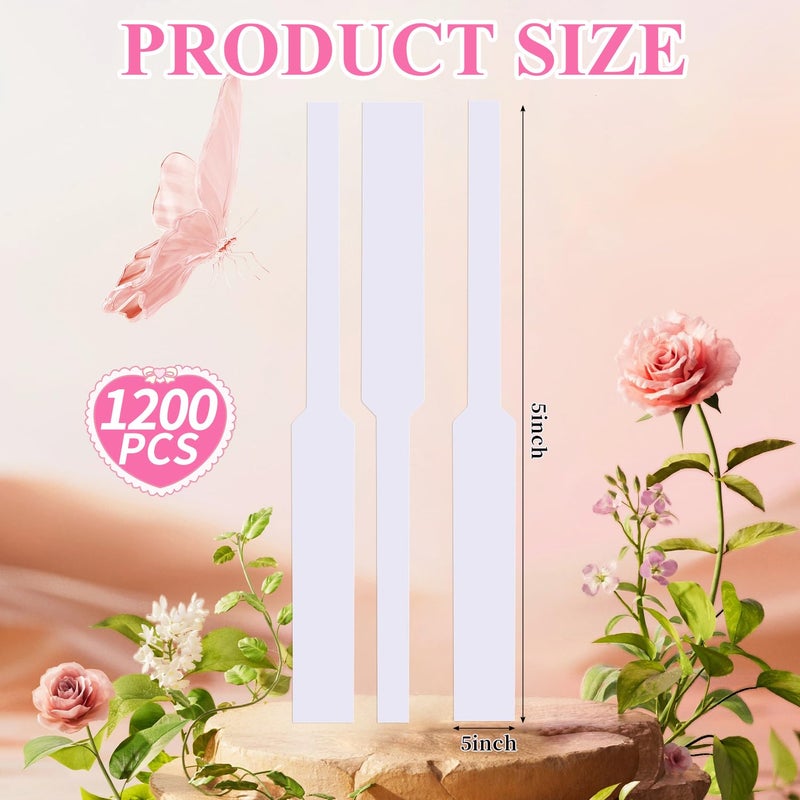 LHSYFBZ 1200Pcs Perfume Test Strips, Fragrance Paper Strips, White Blotter Strips for Diffuser Aromatherapy Testing Scents - Image 5